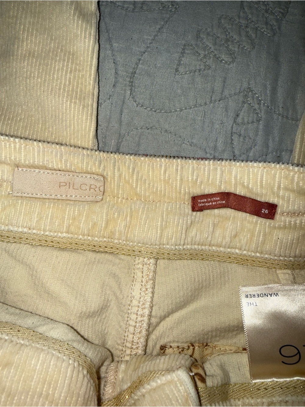Pilcro Cream The Wanderer Jeans - Picture 6 of 6